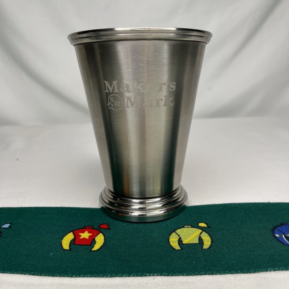 Stainless Steel Makers Mark Bourbon Mint Julep Derby Cup
